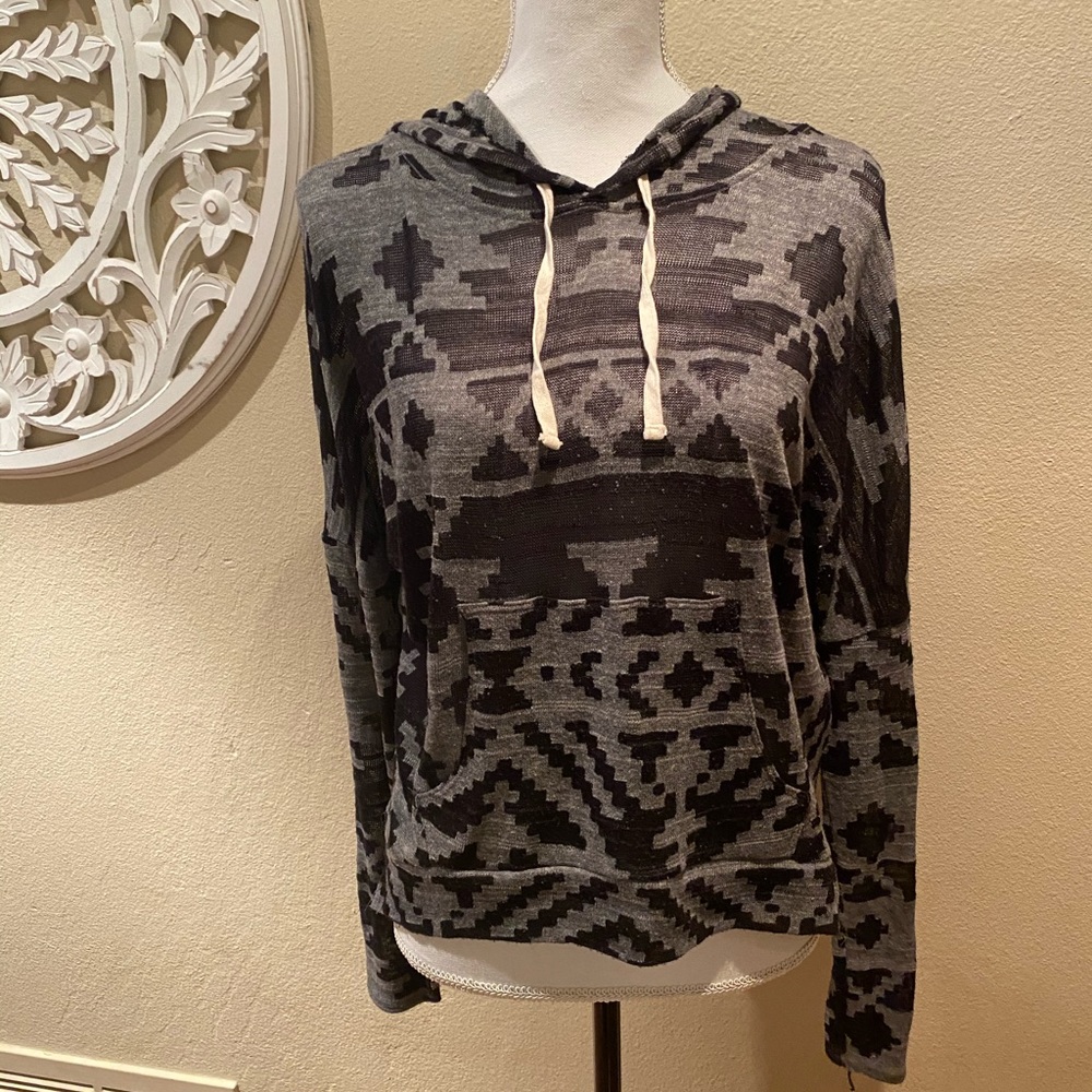 Hollister Aztec Hooded Sweater XS/S